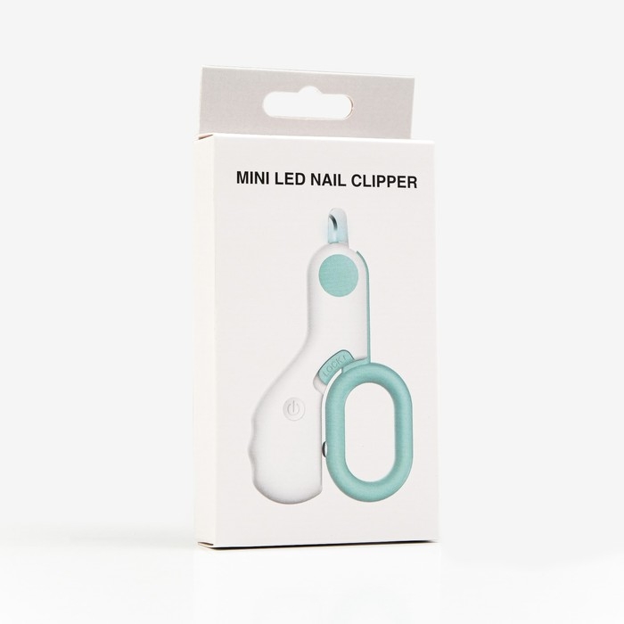 Когтерез - ножницы для животных с LED фонарём, голубой Когтерез - ножницы для животных с LED фонарём, голубой