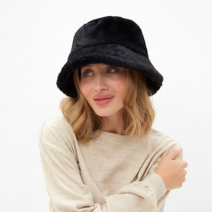 Панама зимняя MINAKU one size 52-58 черный Панама зимняя MINAKU one size 52-58 черный