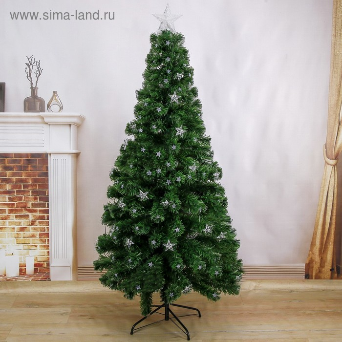 Ёлка фиброоптическая Ёлка фиброоптическая "Галактика" 180 см d нижнего яруса 90 см 220 веток