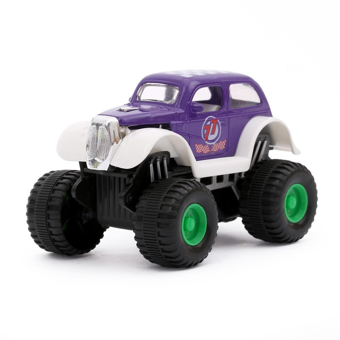 Машина металлическая «Биг-фут», инерционная, МИКС Машина металлическая «Биг-фут», инерционная, МИКС