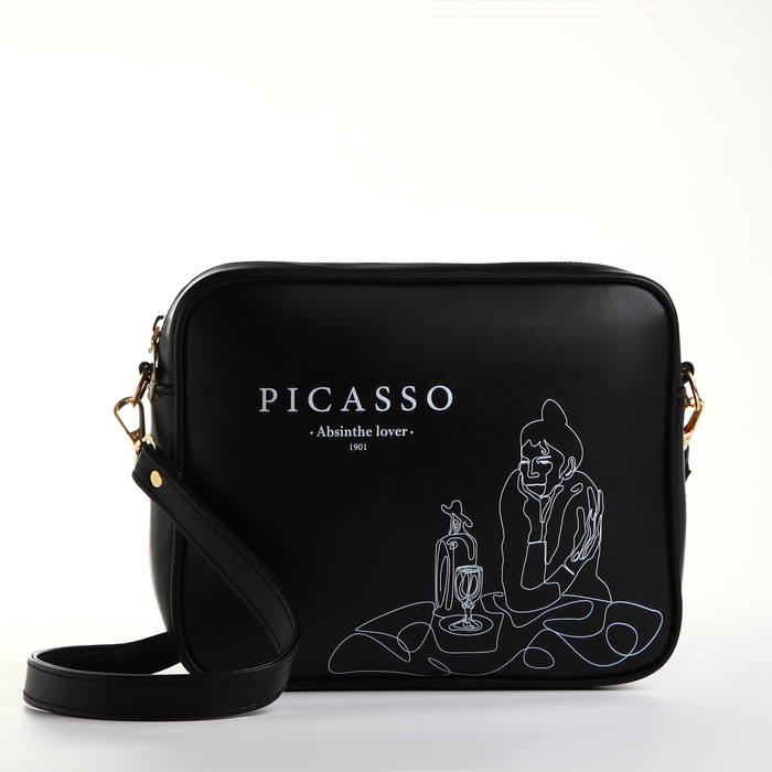 Сумка женская через плечо TEXTURA, маленького размера, цвет чёрный Сумка женская через плечо TEXTURA, маленького размера, цвет чёрный