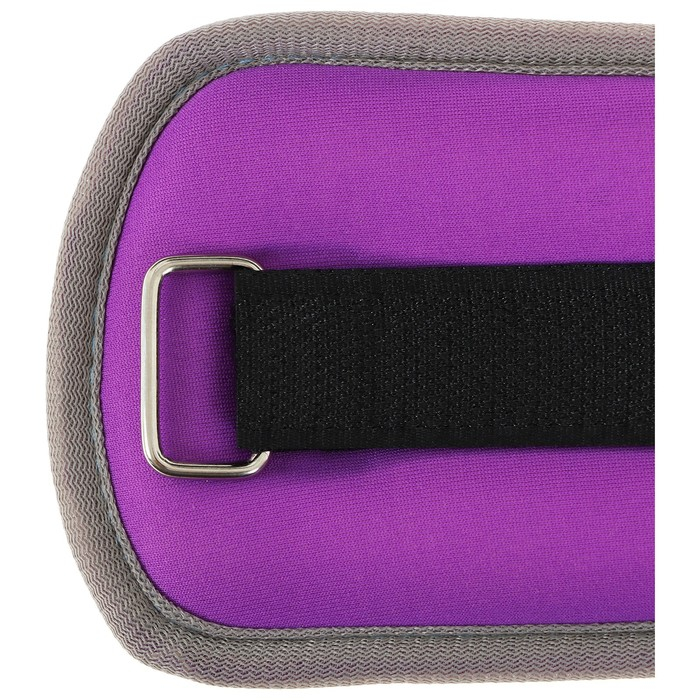 Утяжелители неопреновые ONLYTOP, 2 шт. х 0,25 кг, цвет фиолетовый Утяжелители неопреновые ONLYTOP, 2 шт. х 0,25 кг, цвет фиолетовый