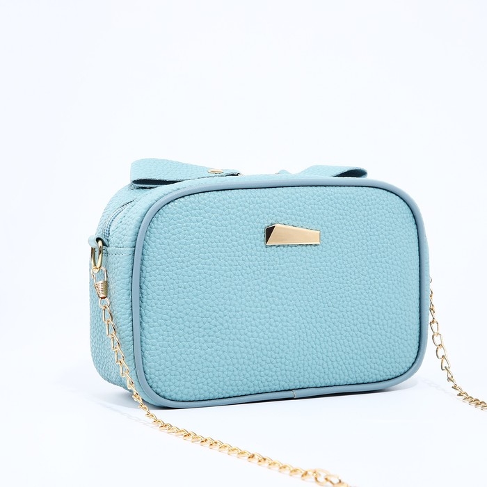 Сумка кросс-боди на молнии, цвет голубой Сумка кросс-боди на молнии, цвет голубой