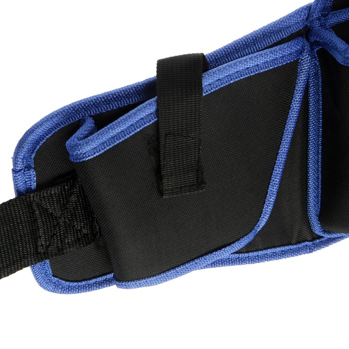 Сумка для инструментов ТУНДРА на пояс, 3 петли, карман для оснастки, держатель для дрели Сумка для инструментов ТУНДРА на пояс, 3 петли, карман для оснастки, держатель для дрели