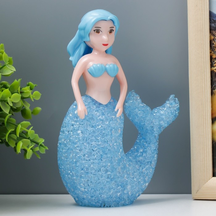 Ночник Ночник "Русалочка" LED RGB от батареек 3хLR44 МИКС 10х10х15,5см RISALUX