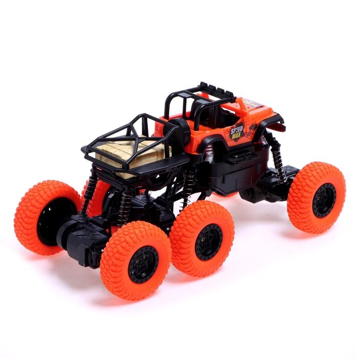 Джип радиоуправляемый «Монстр 6x6», работает от аккумулятора, МИКС Джип радиоуправляемый «Монстр 6x6», работает от аккумулятора, МИКС