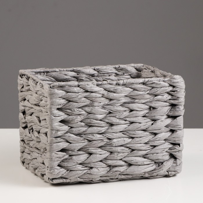 Корзина стеллажная Корзина стеллажная "Колос", 21х15х15 см, серый