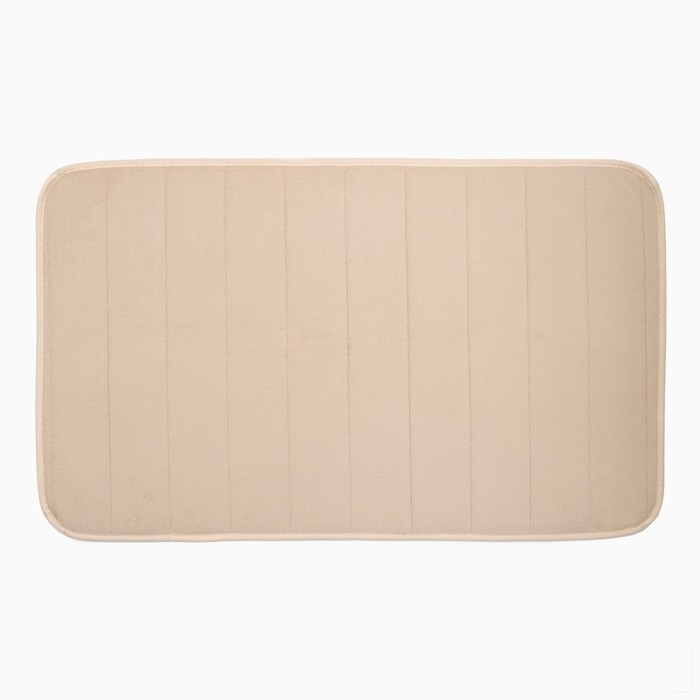 Коврик для ванной Этель Basic, цв. бежевый, 50х80 см Коврик для ванной Этель Basic, цв. бежевый, 50х80 см