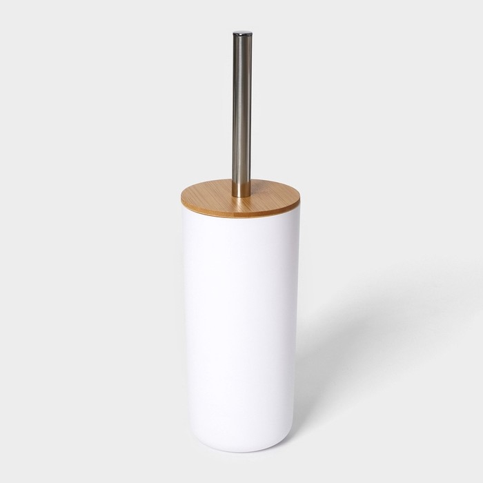 Набор аксессуаров для ванной комнаты SAVANNA «Вуди», 6 предметов (мыльница, дозатор, 2 стакана, ёршик, ведро), цвет белый Набор аксессуаров для ванной комнаты SAVANNA «Вуди», 6 предметов (мыльница, дозатор, 2 стакана, ёршик, ведро), цвет белый