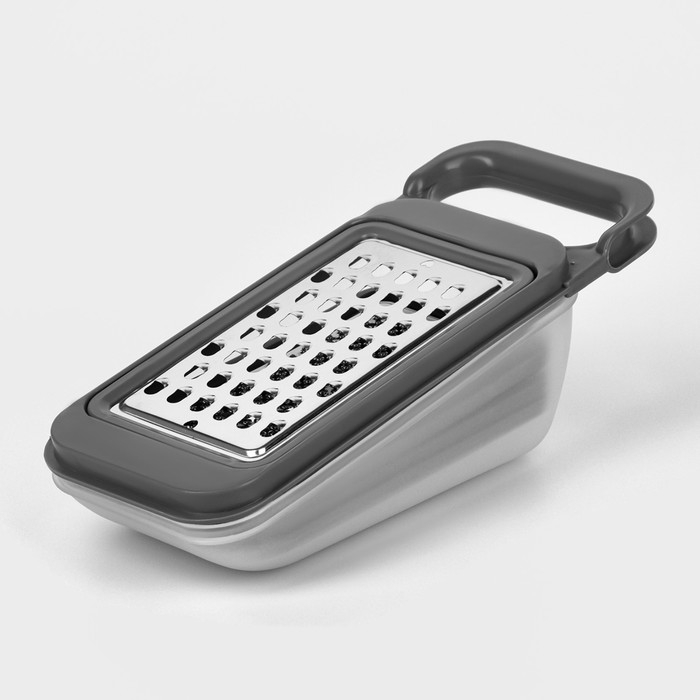 Тёрка-контейнер, 9×27 см, 4 насадки, цвет МИКС Тёрка-контейнер, 9×27 см, 4 насадки, цвет МИКС