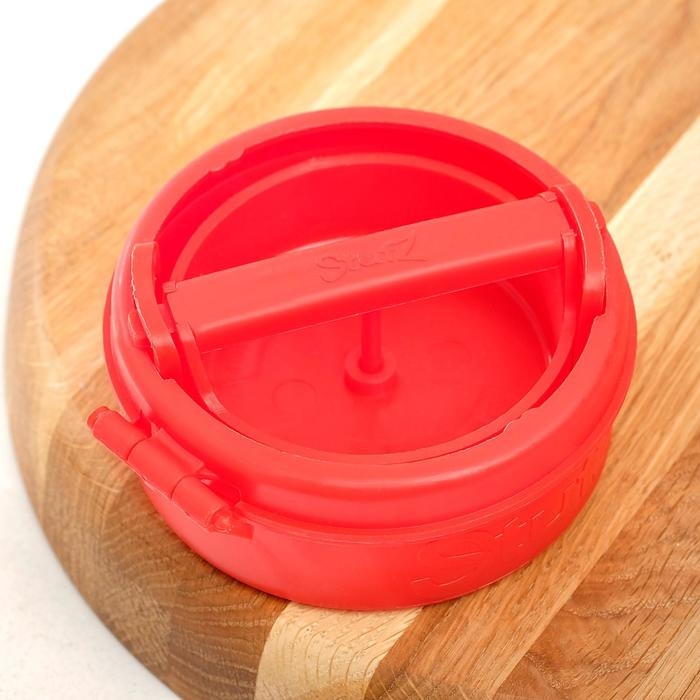 Форма для котлет Доляна Stufz, 13×12×5,5 см, цвет красный Форма для котлет Доляна Stufz, 13×12×5,5 см, цвет красный