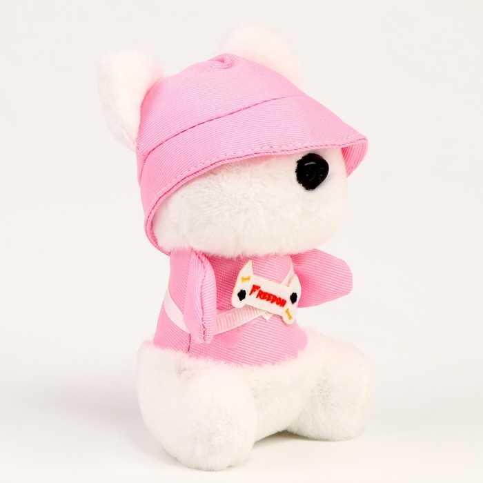 Мягкая игрушка «Собака», в панамке, 13 см, цвет МИКС Мягкая игрушка «Собака», в панамке, 13 см, цвет МИКС