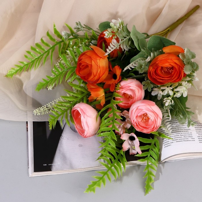 Букет Букет "Пион Бардоулф" 30 см, микс