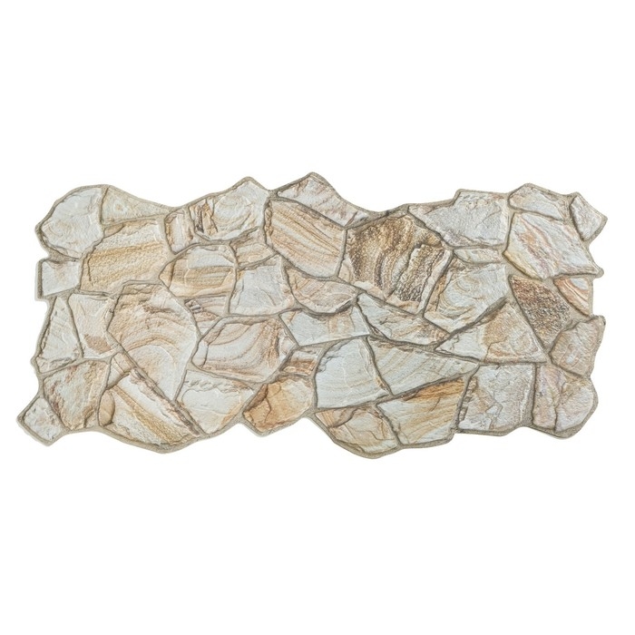 Панель ПВХ Камни, Песчаник медовый, 980х480мм. Панель ПВХ Камни, Песчаник медовый, 980х480мм.