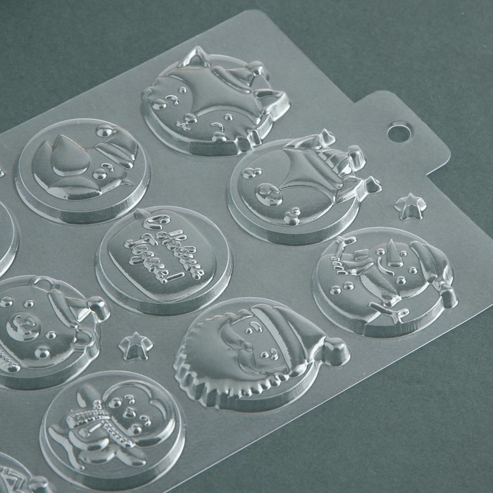 Новый год. Форма для шоколада Happy New Year, 21 х 14 см Новый год. Форма для шоколада Happy New Year, 21 х 14 см