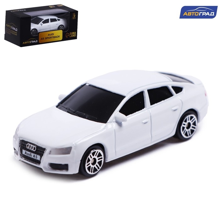 Машина металлическая AUDI A5, 1:64, цвет белый Машина металлическая AUDI A5, 1:64, цвет белый