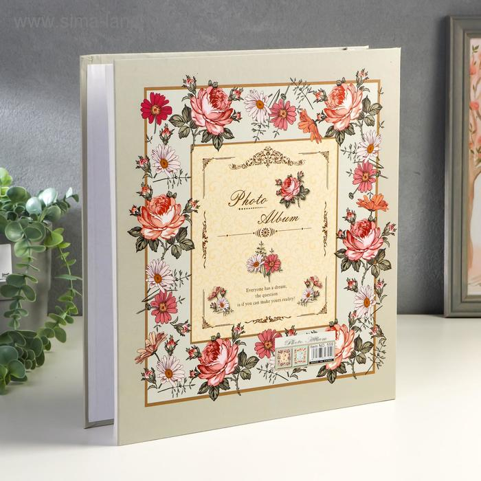 Фотоальбом на 500 фото 10х15 см Фотоальбом на 500 фото 10х15 см "Цветочный ковёр" в коробке МИКС 33,5х30х6 см