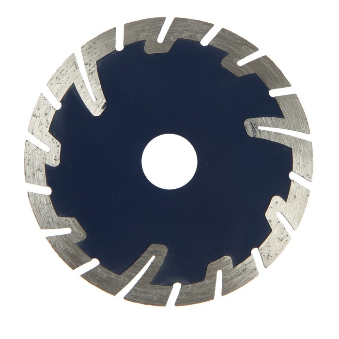Диск алмазный отрезной ТУНДРА, сегментный с защитными секторами, сухой рез, 115 х 22 мм Диск алмазный отрезной ТУНДРА, сегментный с защитными секторами, сухой рез, 115 х 22 мм