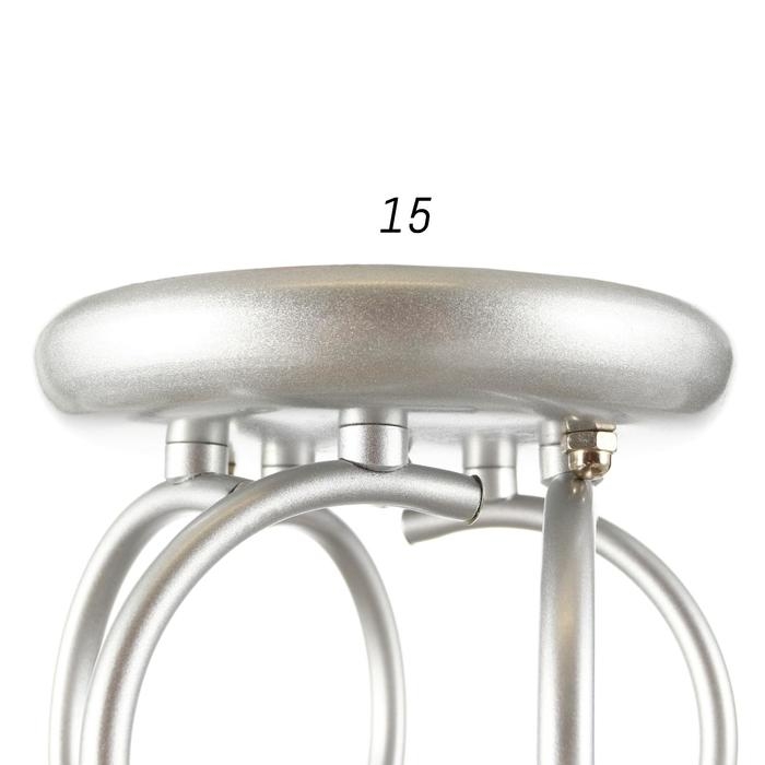 Люстра 1085/5SL 40Вт Е27 серебро 60х60х24 см BayerLux