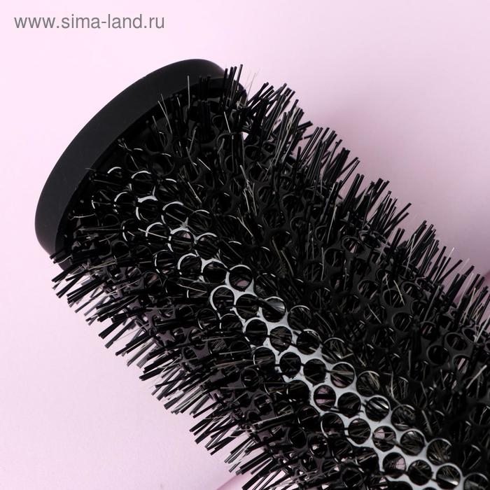 Термобрашинг профессиональный, вентилируемый, d = 4,6/6 × 24 см, цвет чёрный Термобрашинг профессиональный, вентилируемый, d = 4,6/6 × 24 см, цвет чёрный