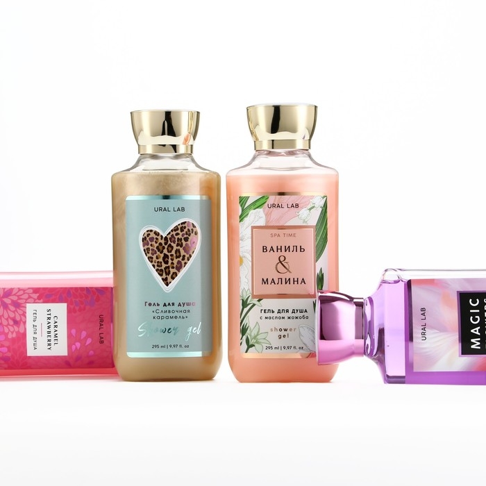 Гель для душа, 295 мл, аромат сливочной карамели, FLORAL & BEAUTY by URAL LAB Гель для душа, 295 мл, аромат сливочной карамели, FLORAL & BEAUTY by URAL LAB