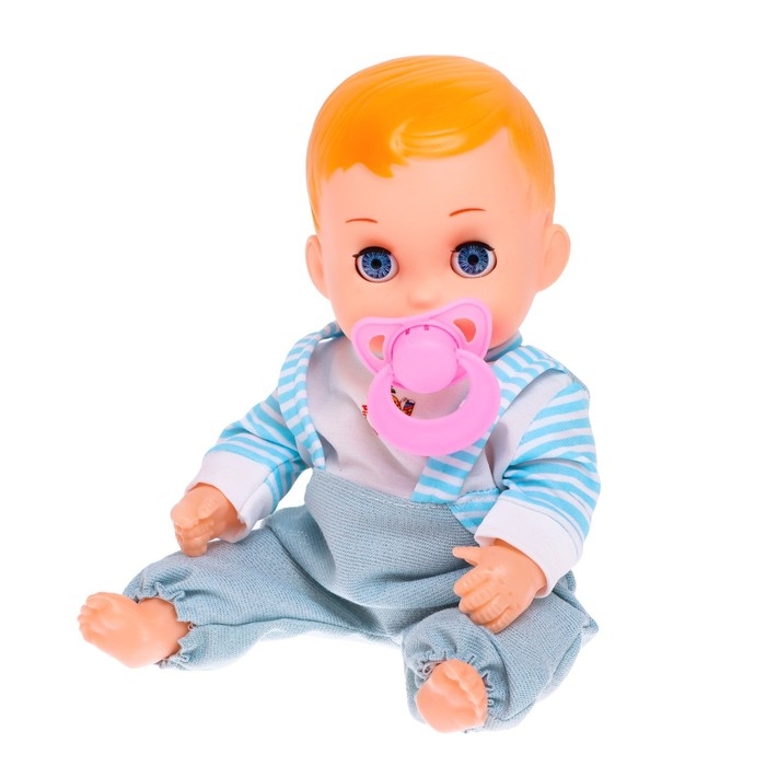 Пупс «Коля» со звуком, в костюмчике МИКС Пупс «Коля» со звуком, в костюмчике МИКС