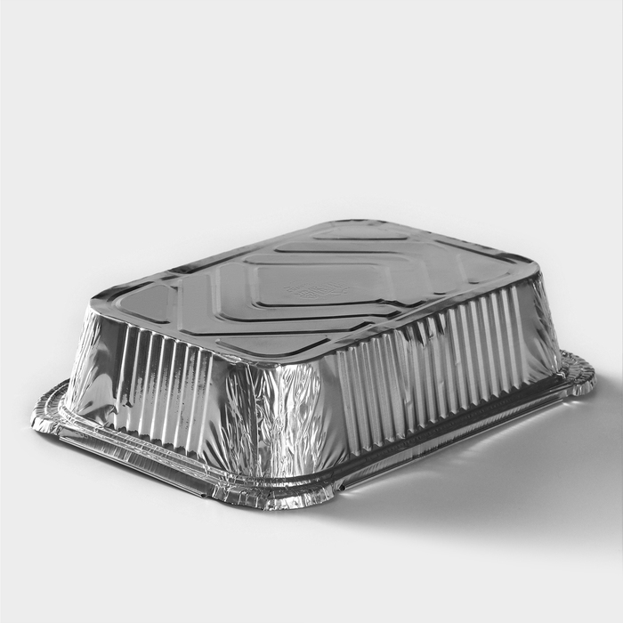 Набор форм из фольги для запекания и выпечки Доляна, 2 л, 25,7×19×6,5 см, 2 шт