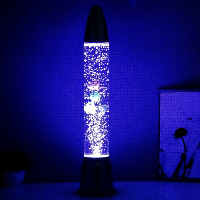 Светильник  Светильник "Ракета" LED, лава, аквариум h=60 см RISALUX