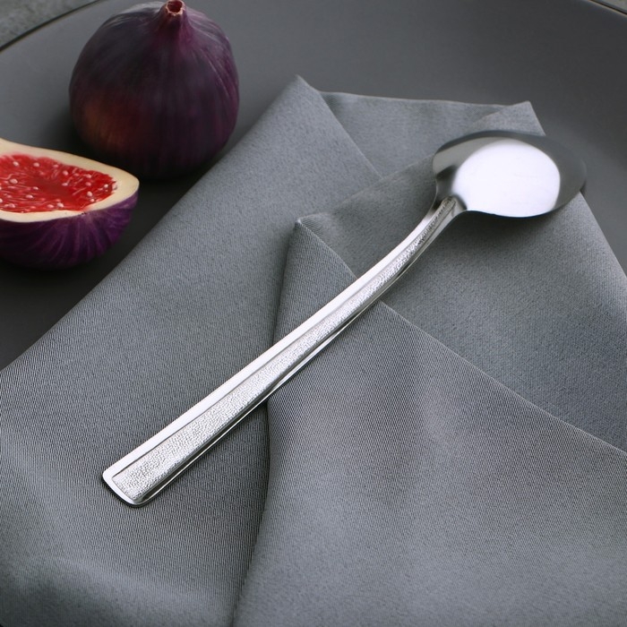 Ложка столовая Доляна «Пулкин», длина 19 см, толщина 1,2 мм Ложка столовая Доляна «Пулкин», длина 19 см, толщина 1,2 мм