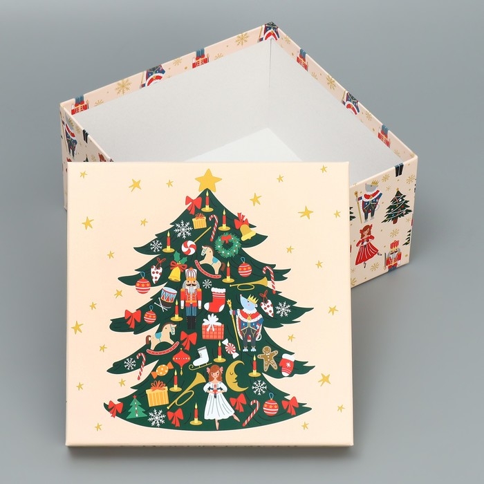 Набор подарочных коробок 10 в 1 «Щелкунчик», 10 х 10 х 6 – 28 х 28 х 15 см, Новый год Набор подарочных коробок 10 в 1 «Щелкунчик», 10 х 10 х 6 – 28 х 28 х 15 см, Новый год