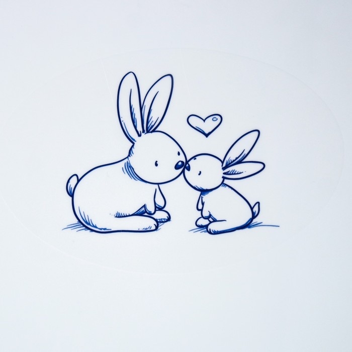 Ванна детская «Кролики» со сливом, 86 см, цвет белый Ванна детская «Кролики» со сливом, 86 см, цвет белый