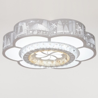 Люстра с ПДУ "Гранде" LED 160Вт 3000-6000К белый 50х50х9 см BayerLux