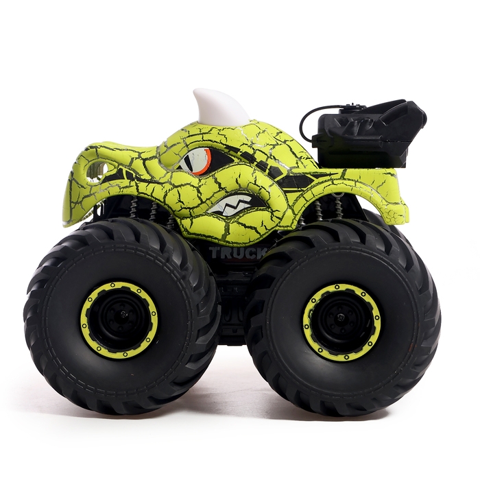 Машина-перевёртыш «Финт», радиоуправляемая, работает от аккумулятора, световые эффекты, эффект дыма, цвет зеленый Машина-перевёртыш «Финт», радиоуправляемая, работает от аккумулятора, световые эффекты, эффект дыма, цвет зеленый