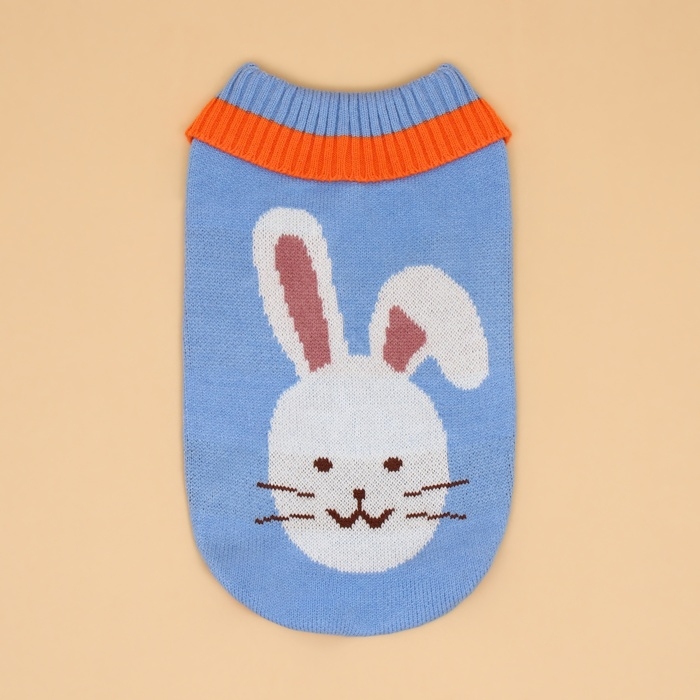 Свитер  Свитер "Зайка", L (ДС 29, ОШ 29, ОГ 29-49 см)