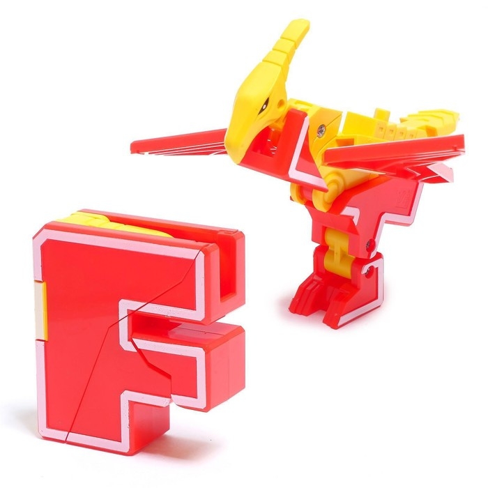 Робот «Дино-буква», трансформируется в динозавра, МИКС