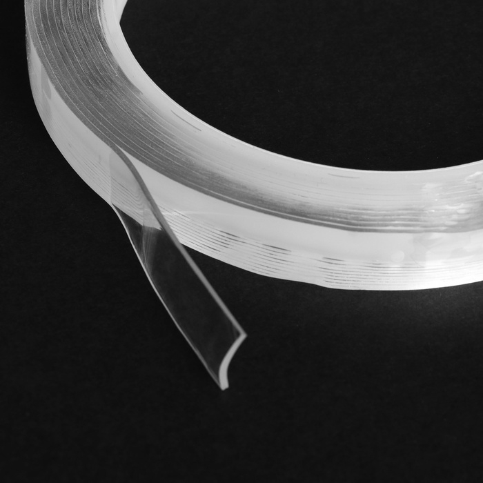 Клейкая нано лента TORSO, прозрачная, двусторонняя, акриловая 10 мм × 3 м Клейкая нано лента TORSO, прозрачная, двусторонняя, акриловая 10 мм × 3 м