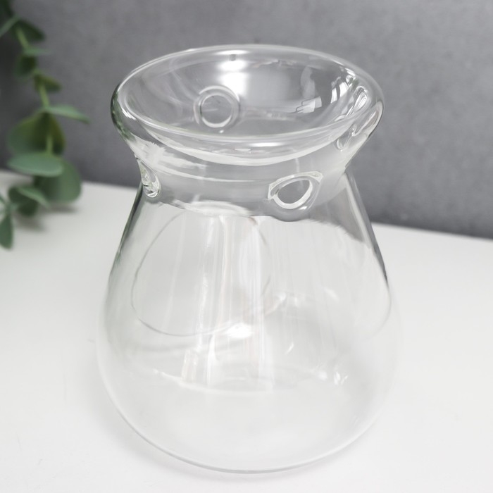 Аромалампа стекло Аромалампа стекло "Вазон" прозрачная 9.5х8 см