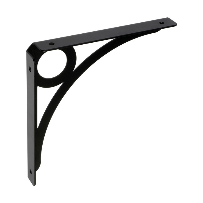 Кронштейн DECOR, 195х195, 2 шт, цвет черный Кронштейн DECOR, 195х195, 2 шт, цвет черный