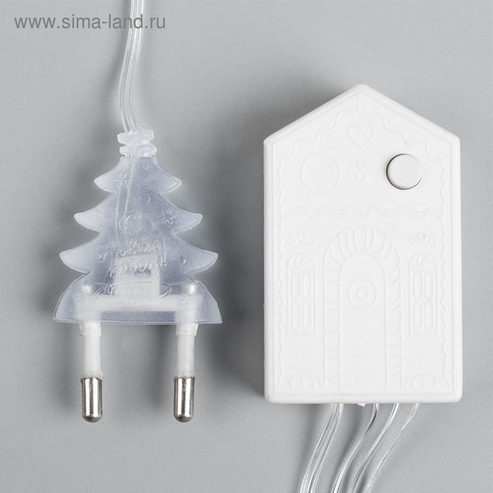 Гирлянда «Нить» 10 м с насадками «Игла», IP20, прозрачная нить, 100 LED, свечение белое, 8 режимов, 220 В Гирлянда «Нить» 10 м с насадками «Игла», IP20, прозрачная нить, 100 LED, свечение белое, 8 режимов, 220 В