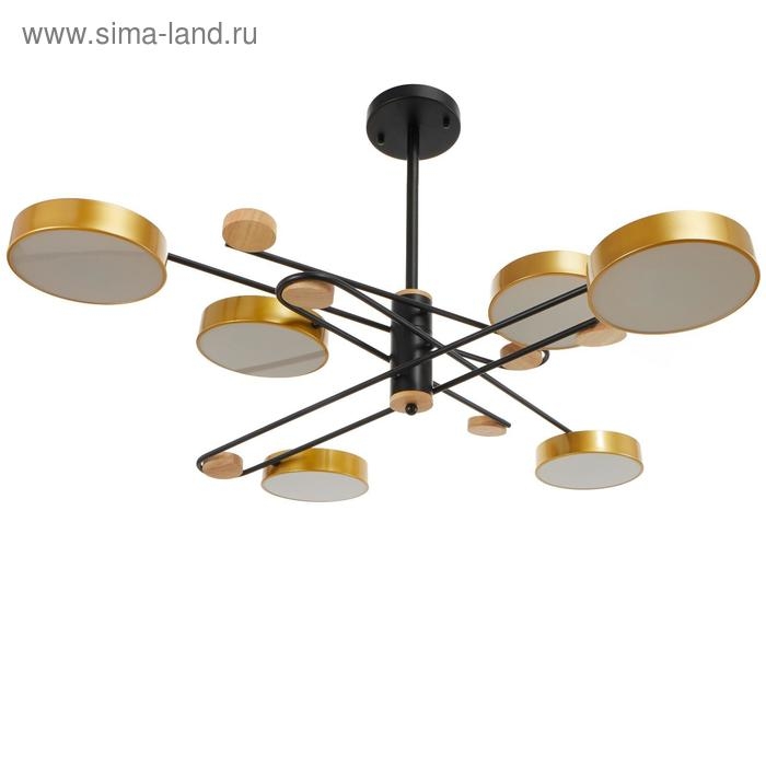 Светильник 35452/6 LED 144Вт 3000-6000К черный-золото 112х96х22 см BayerLux