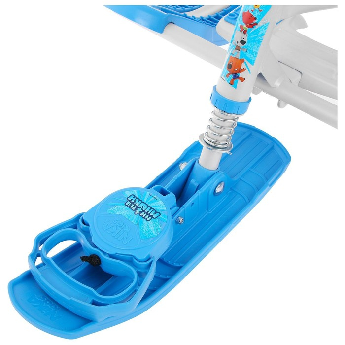 Снегокат «Тимка спорт 4-1 ми-ми-мишки», ТС4-1/ММ1, со спинкой и ремнём безопасности, цвет голубой/белый Снегокат «Тимка спорт 4-1 ми-ми-мишки», ТС4-1/ММ1, со спинкой и ремнём безопасности, цвет голубой/белый