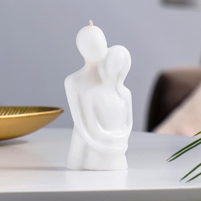 Свеча фигурная  Свеча фигурная "Влюбленные", 12 см, белая