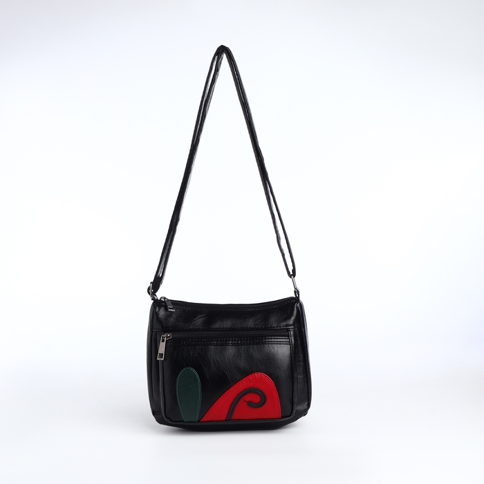 Сумка женская на молнии, цвет чёрный Сумка женская на молнии, цвет чёрный