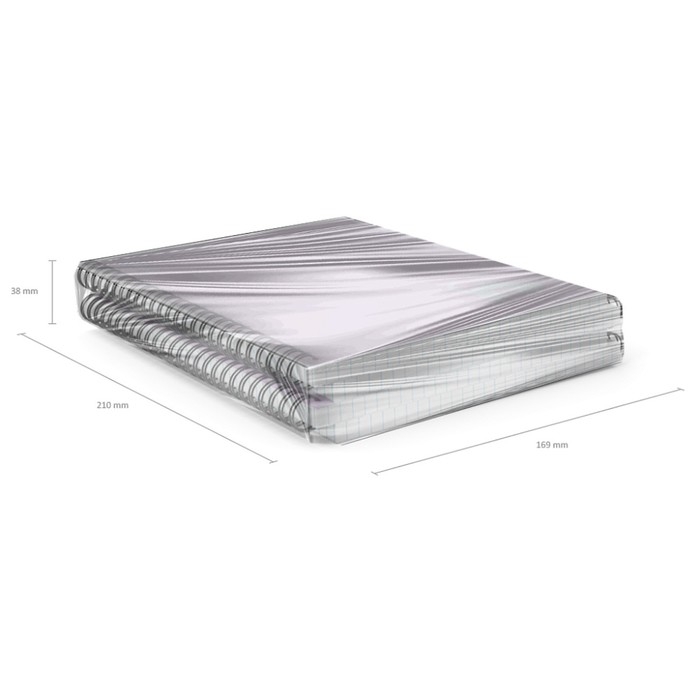 Тетрадь на спирали, 80 листов в клетку, ErichKrause Brave cats, пластиковая обложка, блок офсет 100% белизна, фиолетовая