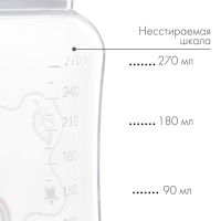 Бутылочка для кормления, широкое горло, от 0 мес., 270 мл.