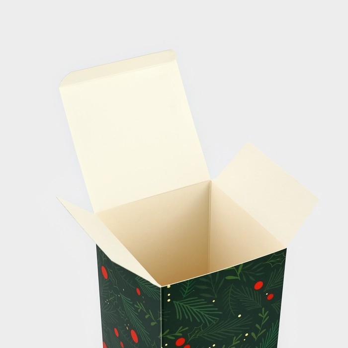 Коробка подарочная новогодняя складная «Новогодняя », 9.5 х 32.5 х 9.5 см, Новый год Коробка подарочная новогодняя складная «Новогодняя », 9.5 х 32.5 х 9.5 см, Новый год