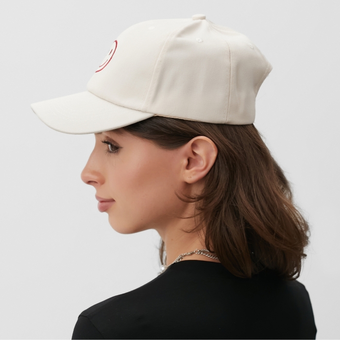 Кепка женская MINAKU Кепка женская MINAKU "Smile", цвет бежевый, размер 56-58 7314556