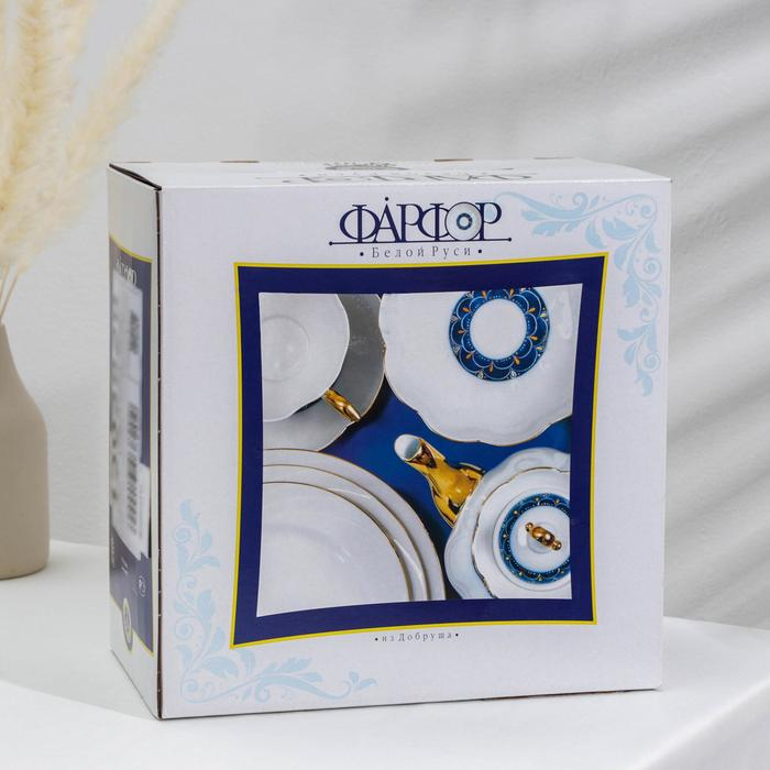 Сервиз чайный фарфоровый «Букет цветов», 15 предметов Сервиз чайный фарфоровый «Букет цветов», 15 предметов