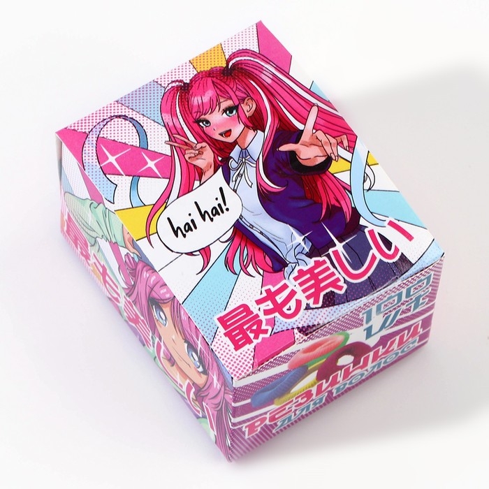 Резинки для волос «Махрушка», аниме,100 шт, 2 х 2 х 0.4 см Резинки для волос «Махрушка», аниме,100 шт, 2 х 2 х 0.4 см