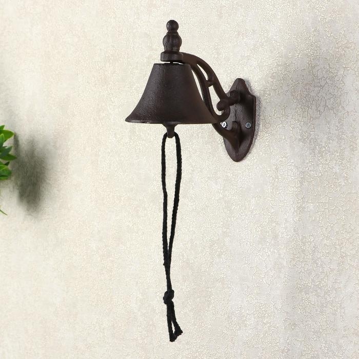 Колокол сувенирный чугун  Колокол сувенирный чугун "Корабельный" 12х16,5х10,5 см